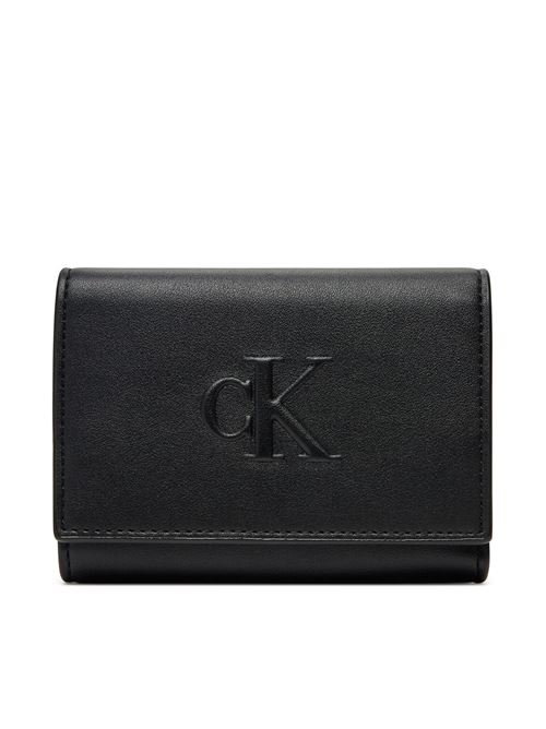 SCULPTED MEDIUM TRIFOLD CALVIN KLEIN JEANS | LV04K1078G/UB1